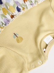 Blue/Green Flower Baby Jersey Dresses 2 Pack (0mths-2yrs) - Image 12 of 14