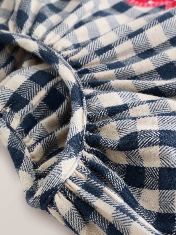 Buy Navy Blue Gingham Heart Baby Long Sleeve 100% Cotton Dress with Knickers (0mths-2yrs) from Next USA Buy Navy Blue Gingham Heart Baby Long Sleeve 100% Cotton Dress with Knickers (0mths-2yrs) from Next USA