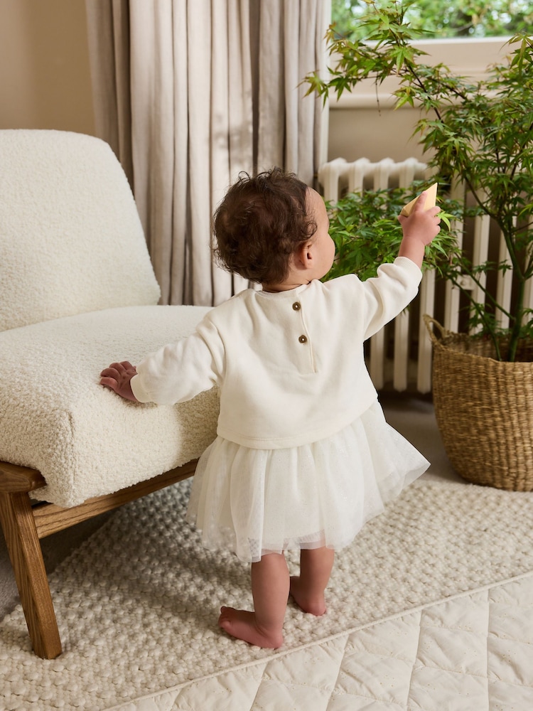Robe en gaze de coton bio enfant fille PAPAYE | Petit Bateau