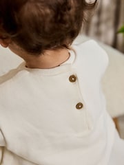 White Twofer Mesh Baby Dress (0mths-2yrs) - Image 5 of 5