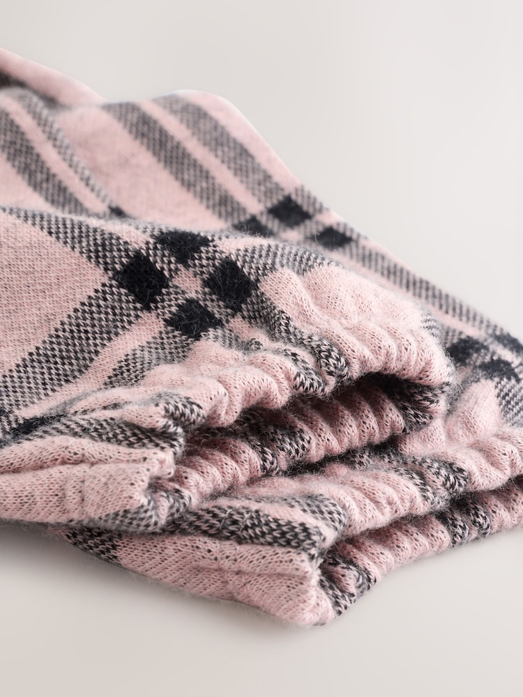 Buy Pink Check Baby Long Sleeve Tiered Dress with Tights (0mths-2yrs) from  Next Mexico