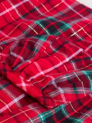 Red Check Baby Collar Long Sleeve Dress (0mths-2yrs) - Image 12 of 12