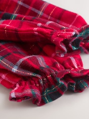 Red Check Baby Collar Long Sleeve Dress (0mths-2yrs) - Image 9 of 12