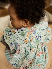 Verde floral - Baby Bloomer Romper with Tights 2 Piece Set (0mths-3yrs) - Imagen 5 de 14