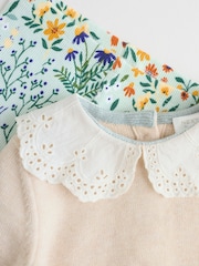 Neutral Duck/ Sage Ditsy Baby Knitted Jumper and Leggings 2 Piece Set (0mths-3yrs) - Image 13 of 21