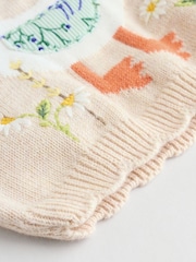 Neutral Duck/ Sage Ditsy Baby Knitted Jumper and Leggings 2 Piece Set (0mths-3yrs) - Image 18 of 21