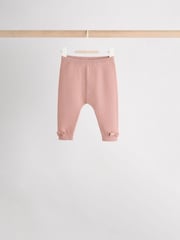 Pink Baby Knitted Wrap Jumper and Leggings 2 Piece Set (0mths-2yrs) - Image 5 of 15