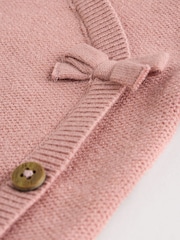 Pink Baby Knitted Wrap Jumper and Leggings 2 Piece Set (0mths-2yrs) - Image 8 of 15