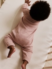 Pink Baby Knitted Romper (0mths-3yrs) - Image 3 of 12