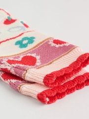 Red/ Pink Cherries Baby Knitted Cardigan and Leggings 2 Piece Set (0mths-3yrs) - Image 12 of 15