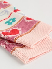 Red/ Pink Cherries Baby Knitted Cardigan and Leggings 2 Piece Set (0mths-3yrs) - Image 9 of 15