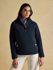 Heritage Navy Quarter Zip Fleece - Image 1 of 8