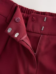 Red Elastic Back Wide Leg Trousers - Image 3 of 5