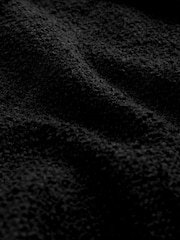Negro - Chaqueta sin cuello de bouclé - Imagen 8 de 8