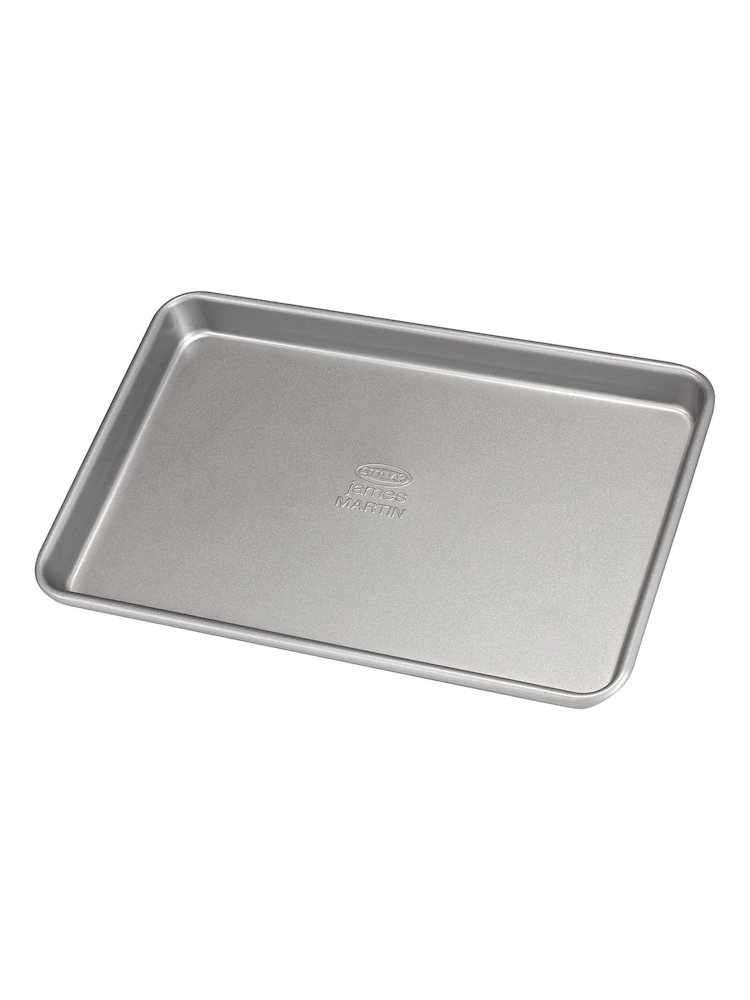 Stellar James Martin Grey Bakers Collection 25x19cm Non-Stick Baking Tray - Image 2 of 3 Stellar James Martin Grey Bakers Collection 25x19cm Non-Stick Baking Tray - Image 2 of 3