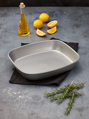 Stellar James Martin Grey Bakers Collection 30x26cm Non-Stick Roasting Tray - Image 1 of 3