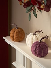 3 Pack Multi Plush Pumpkin Decorations - Image 1 of 5