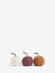 3 Pack Multi Plush Pumpkin Decorations - Image 5 of 5