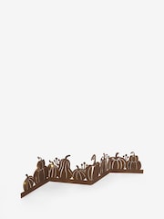 Rust Brown Light Up Pumpkin Patch Fold Out Garland - Image 3 of 5