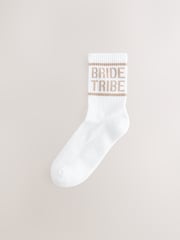 Bride Tribe Cushion Sole Ribbed Sport Ankle Socks 1 Pack With Arch Support - Image 1 of 3