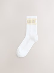 Bride Cushion Sole Ribbed Sport Ankle Socks 1 Pack With Arch Support - Image 1 of 3