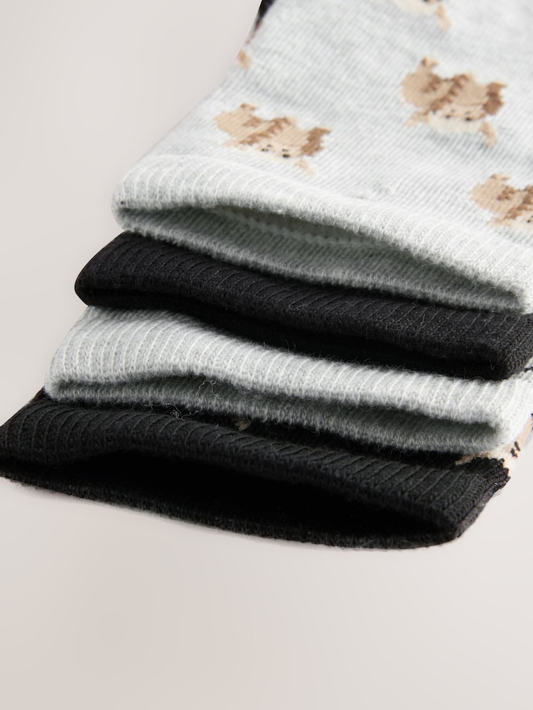 Monocromático - Hamish The Altoland Cow Stripe Ankle Socks 4 Pack - Imagen 7 de 7 Monocromático - Hamish The Altoland Cow Stripe Ankle Socks 4 Pack - Imagen 7 de 7