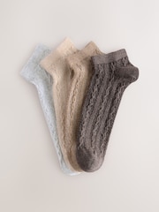 Neutral Cable Trainer Socks 4 Pack - Image 6 of 7