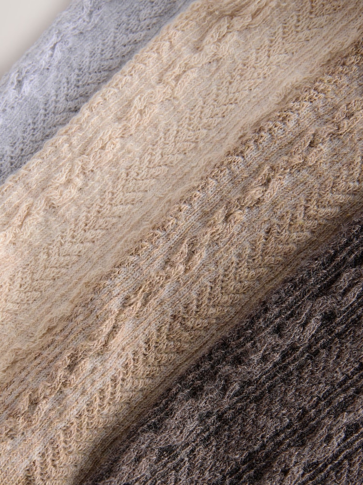 Neutral Cable Trainer Socks 4 Pack - Image 7 of 7