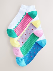 White/Bright Scallop Footbed - Sneakersocken im 4-er-Pack - Bild 1 von 7