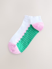 White/Bright Scallop Footbed - Sneakersocken im 4-er-Pack - Bild 2 von 7