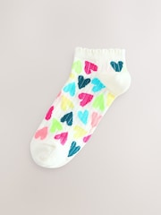 Neutral Ribbed Trainer Socks 4 Pack - Image 3 of 11