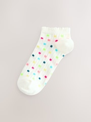 Neutral Ribbed Trainer Socks 4 Pack - Image 4 of 11