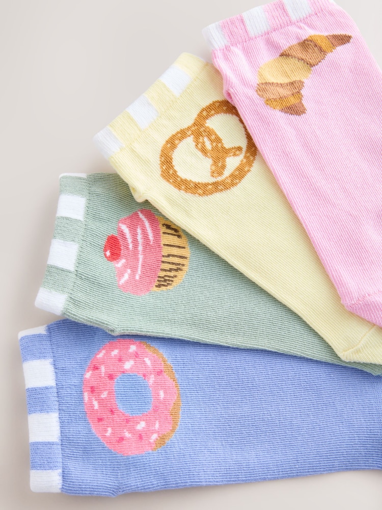 Pastel Patisserie - Trainer Socks 4 Pack - Image 7 of 7