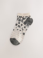 Monochrome Animal Trainer Socks 4 Pack - Image 2 of 7