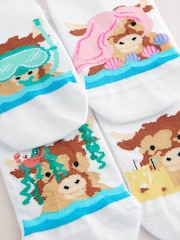 Hamish the Altoland Cow Summer - Pack de 4 pares de calcetines deportivos - Imagen 7 de 7