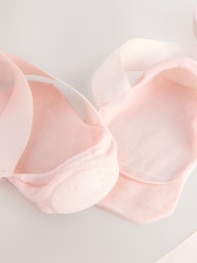 Pink Ribbon Tie Invisible Socks 1 Pack - Image 2 of 3