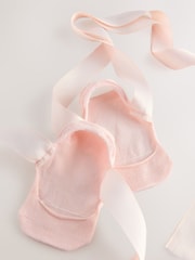 Pink Ribbon Tie Invisible Socks 1 Pack - Image 3 of 3
