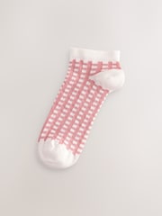 Pink Trainer Socks 5 Pack - Image 3 of 8