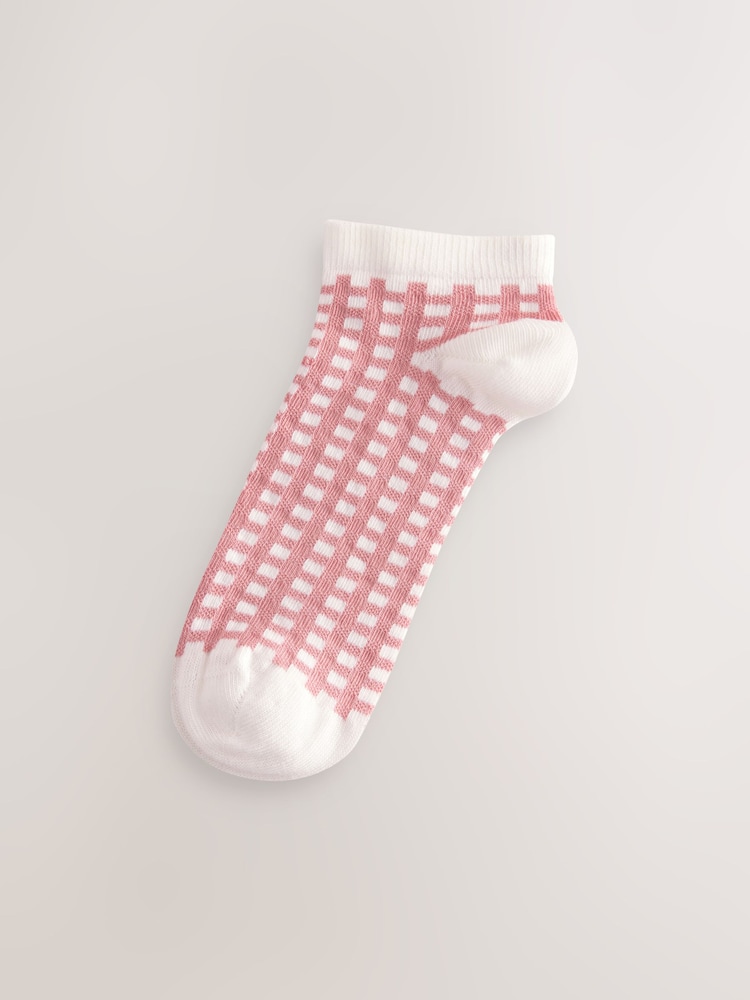 Pink Trainer Socks 5 Pack - Image 3 of 8