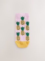 Bright Safari Trainer Socks 4 Pack - Image 3 of 7