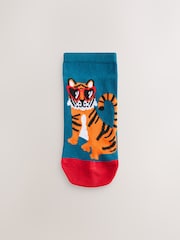 Bright Safari Trainer Socks 4 Pack - Image 5 of 7