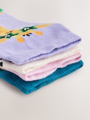 Bright Safari Trainer Socks 4 Pack - Image 6 of 7