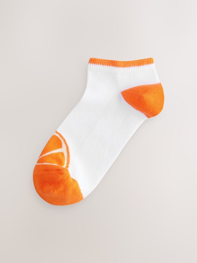 Blanco/fruta - Pack de 4 pares de calcetines deportivos con ajuste anatómico - Imagen 2 de 8