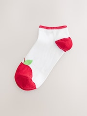 Blanco/fruta - Pack de 4 pares de calcetines deportivos con ajuste anatómico - Imagen 3 de 8