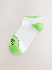 Blanco/fruta - Pack de 4 pares de calcetines deportivos con ajuste anatómico - Imagen 4 de 8