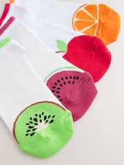 Blanco/fruta - Pack de 4 pares de calcetines deportivos con ajuste anatómico - Imagen 6 de 8