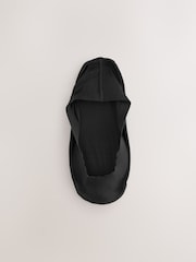 Black Scallop Edge Sheer Invisible Socks 2 Pack - Image 2 of 5