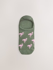 Sparkle Tropical Invisible Socks 4 Pack - Image 5 of 7