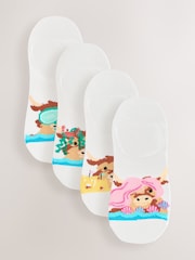 Hamish the Highland Cow Summer Invisible Socks 4 Pack - Image 1 of 7