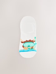 Hamish the Highland Cow Summer Invisible Socks 4 Pack - Image 2 of 7